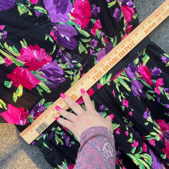 Stuart Alan Vintage Dress Womens 18 Cottagecore Floral pin-up Spring Boho - Picture 8 of 10